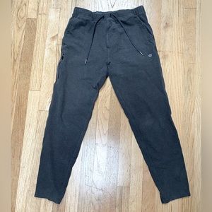 Mack Weldon charcoal heather ace sweat pant size medium with tall length.